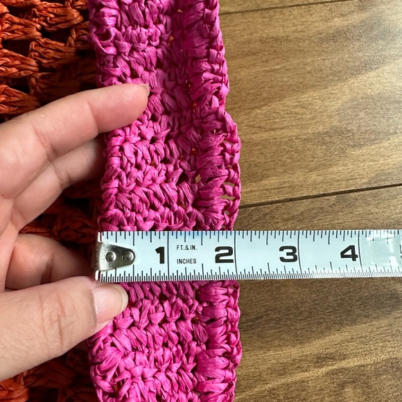 ZARA Straw Like Tote Bag NWT - Picture 6 of 8